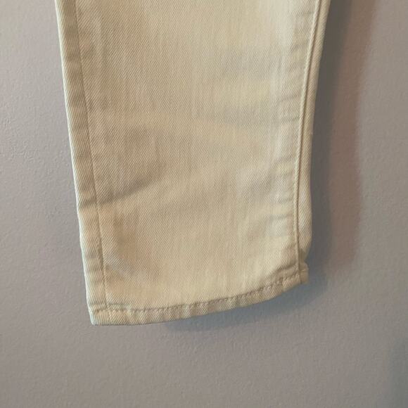 Mother The Looker Skinny Jeans Mirror Mirror White Mid Rise Preppy Women's 27 - Picture 6 of 15